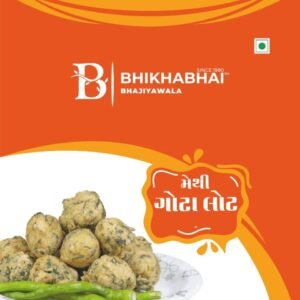 Bhikhabhai Methi Gota Lot (500 g) pouch, front